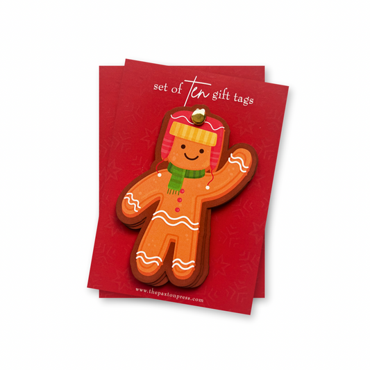 Gingerbread Man Christmas Gift Tags