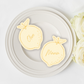 Lemon Shaped Place Cards - Printed and Die-Cut