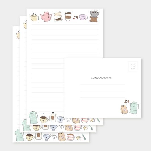 Writing Stationery - Tea & Coffee